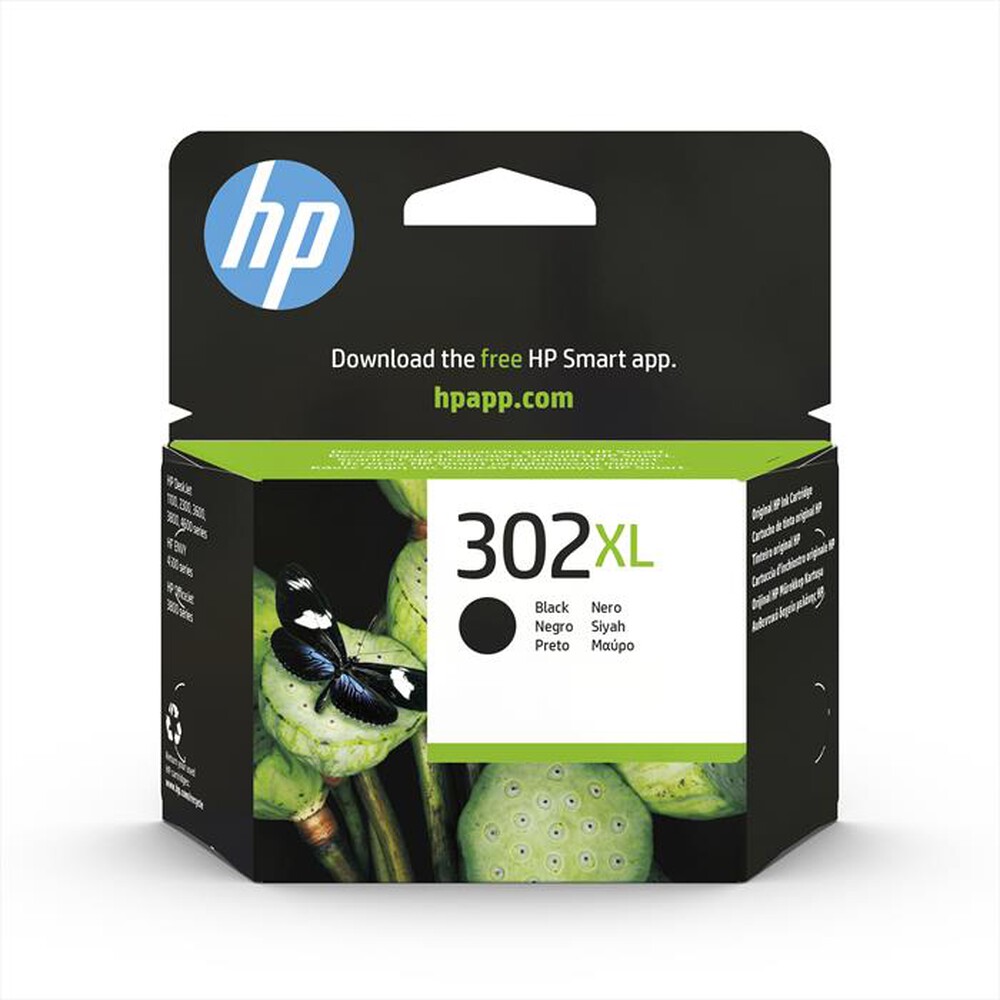 F6U68AE Cartuccia rigenerata per HP 302XL nero alta capacita