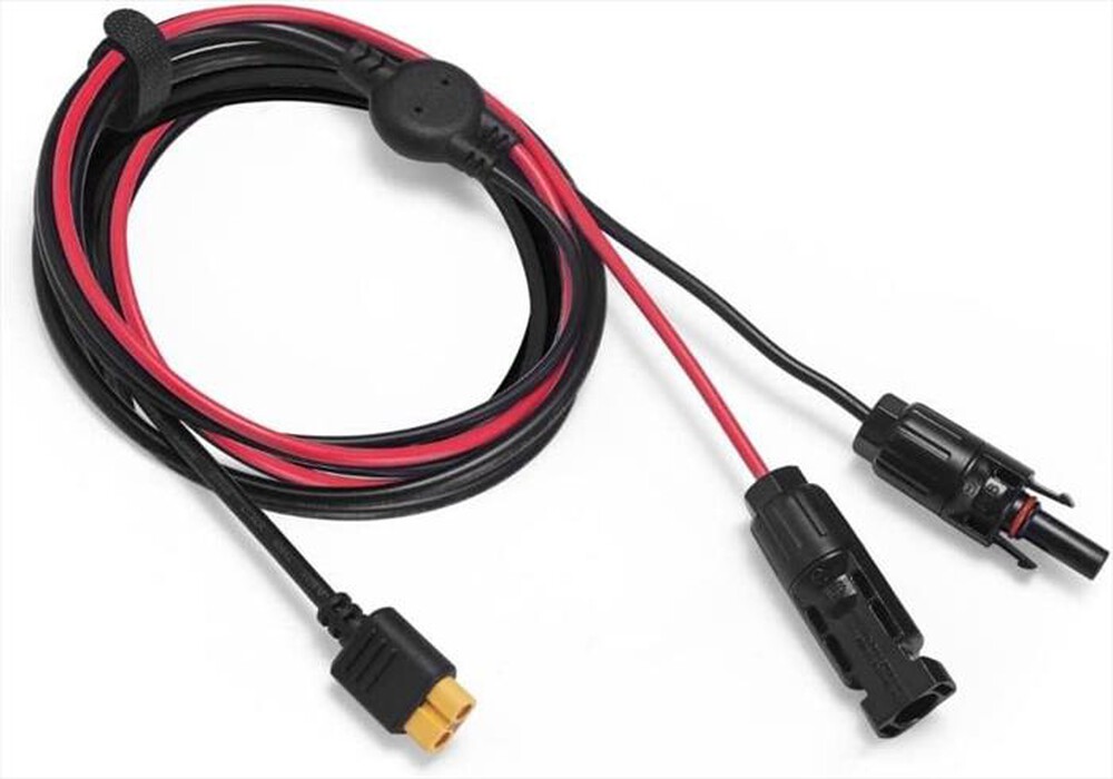 "ECOFLOW - CAVO DI RICARICA PER PANNELLI SOLARI 3.5M-Nero e Rosso"