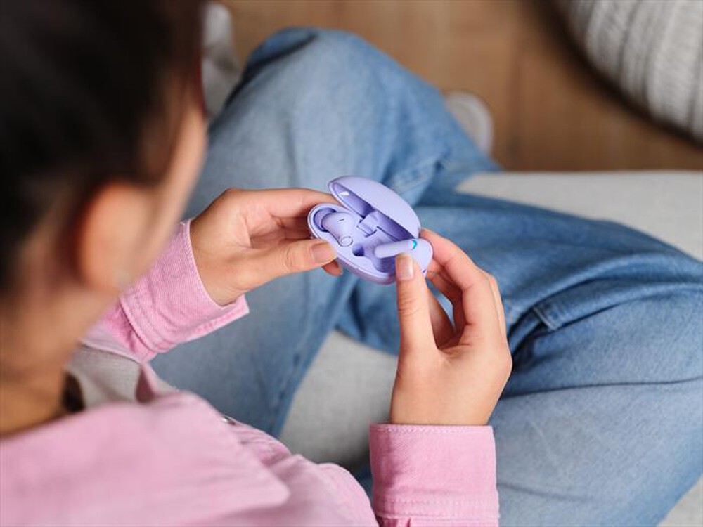 "TRUST - Auricolare bluetooth YAVI ENC-Purple"