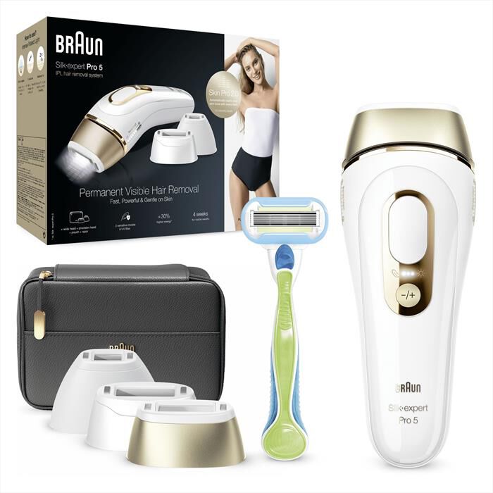 BRAUN Silk-expert Pro 5 脱毛器 PL5243 BRAUN PL5243 WHITE BRAUN 光