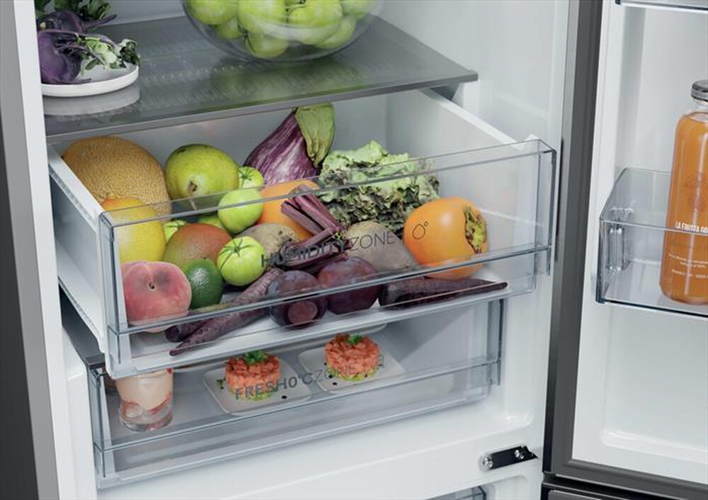 Immagine del prodotto HAIER - Frigorifero combinato HDPR1620ANPK Classe A 409lt-Acciaio inox