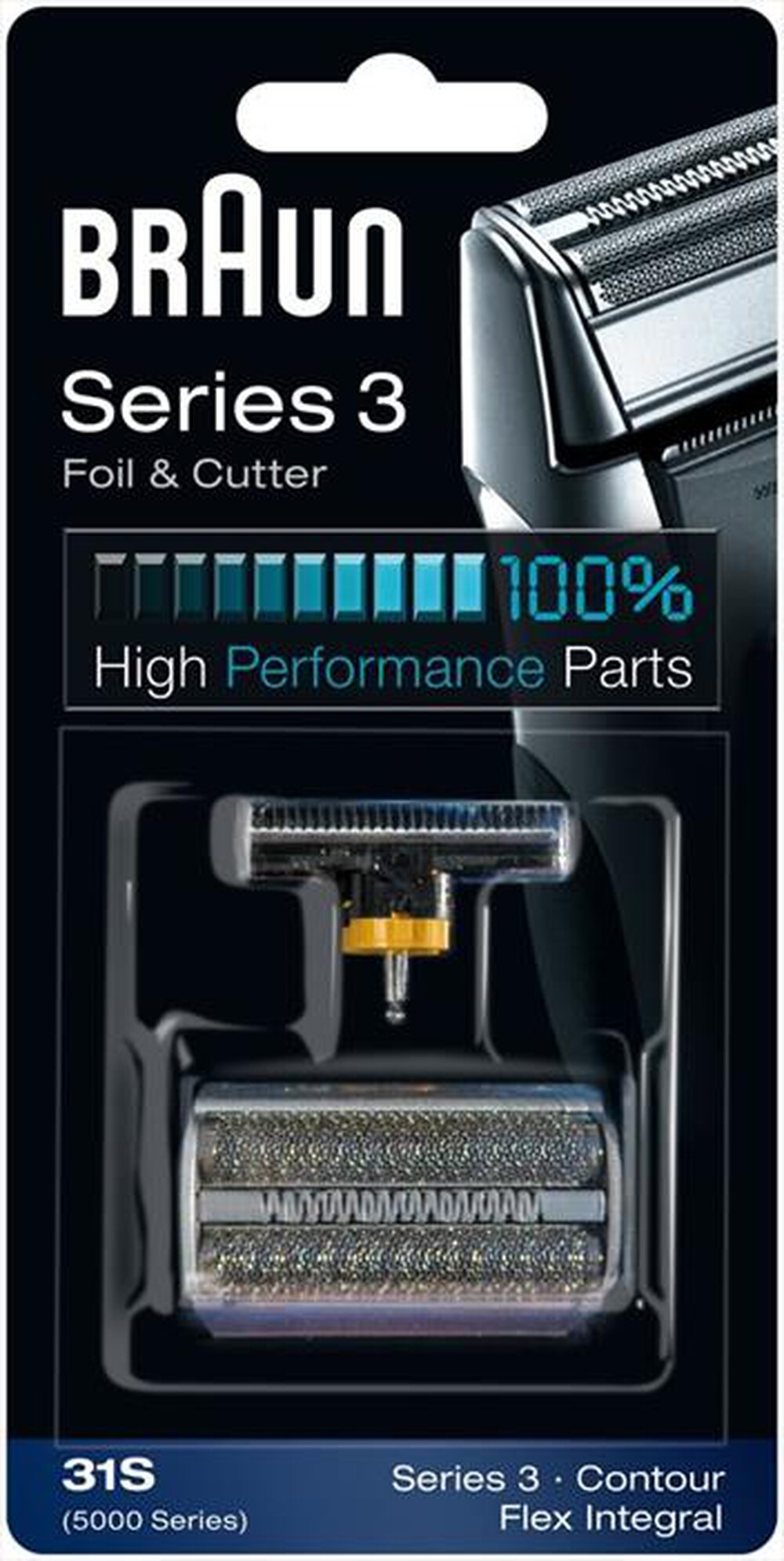 Immagine del prodotto BRAUN - Testina di Ricambio per Rasoio 31S-Argento