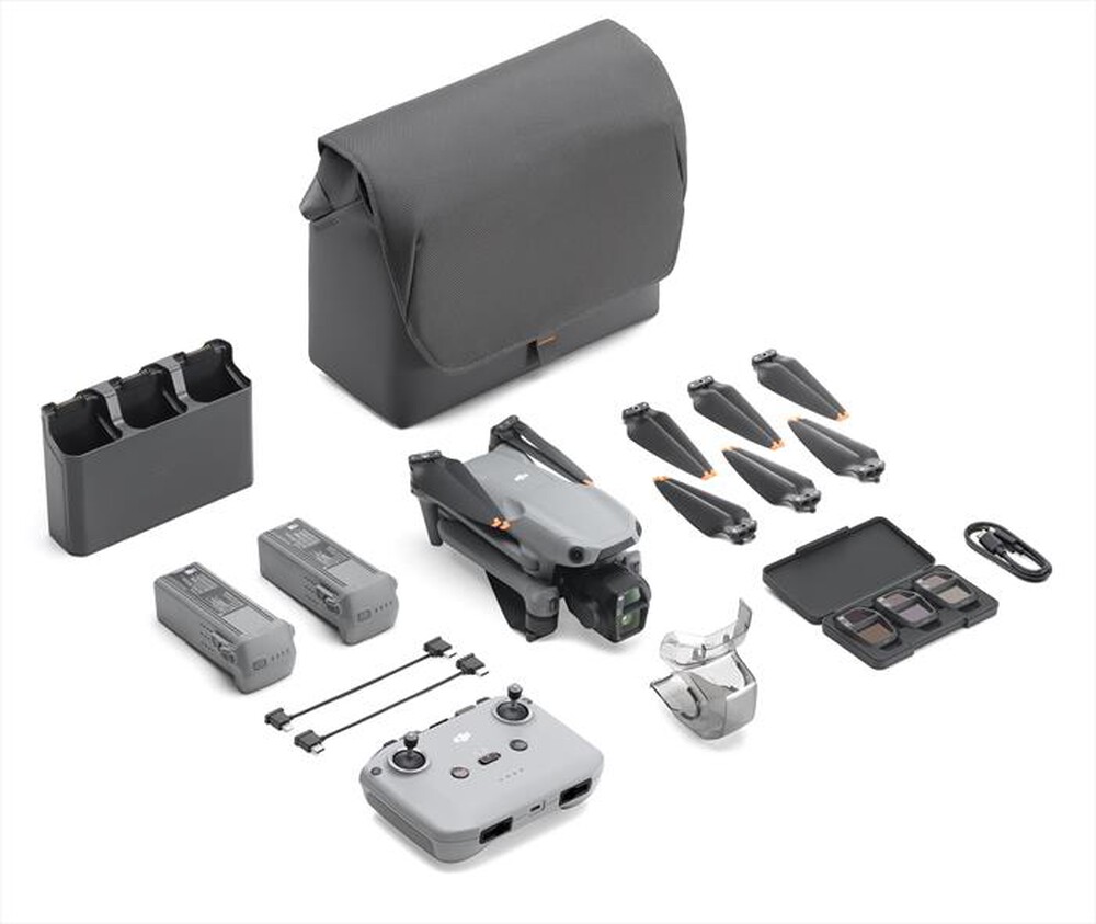 "DJI - Drone AIR 3S FLY MORE (RC-N3)-Grigio"