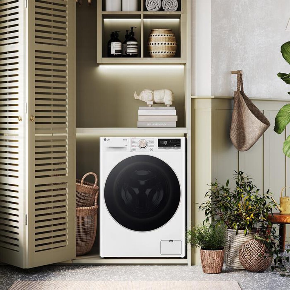 "LG - Lavatrice AI DD R7 F4R7011TSWG 11kg Classe A-Bianca"