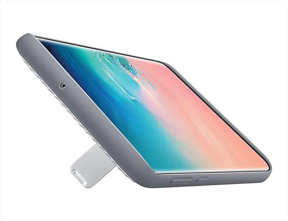 "SAMSUNG - PROTECTIVSTANDING COVER GALAXY S10-Silver"