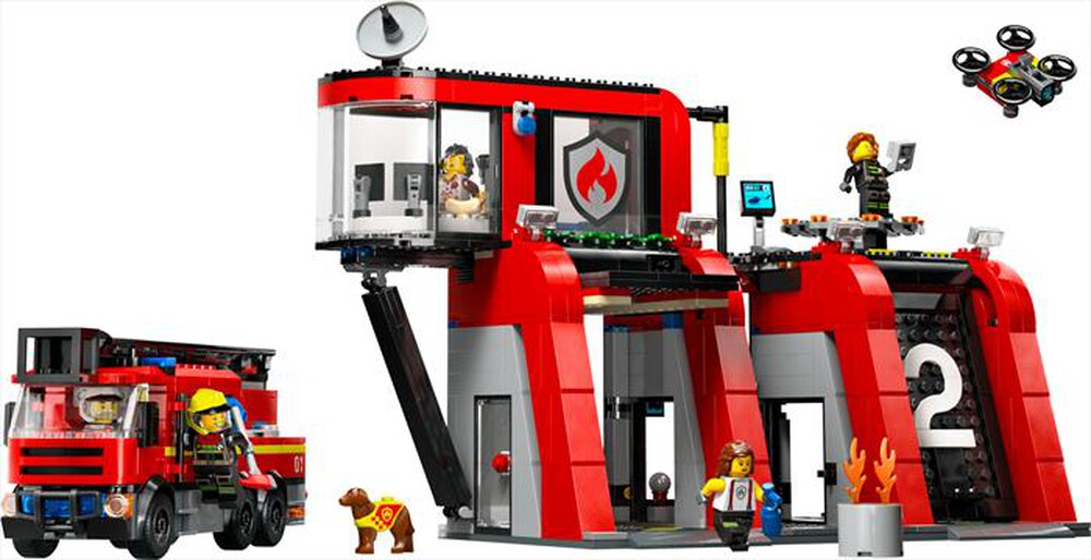 Immagine del prodotto LEGO - CITY Fire Caserma dei pompieri e autopompa 60414