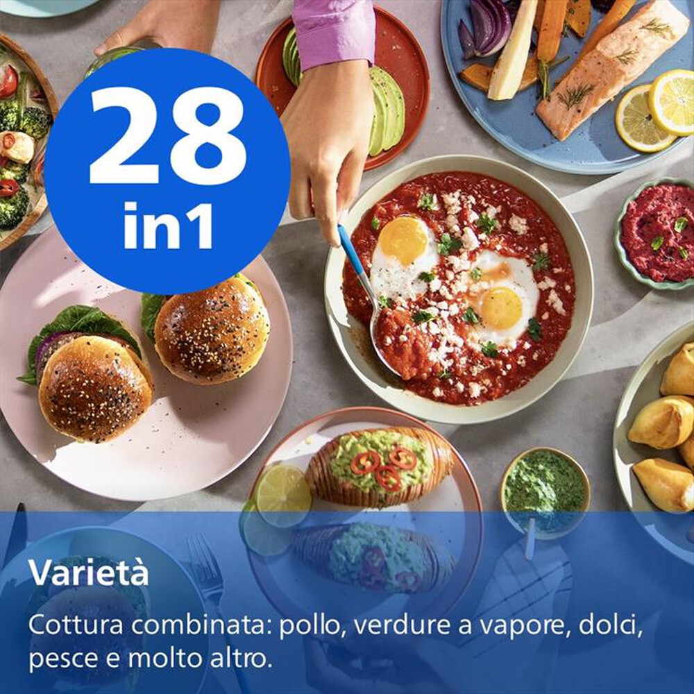 Immagine del prodotto PHILIPS - Friggitrice ad aria AIRFRYER Serie 5000 NA565/02-Inox