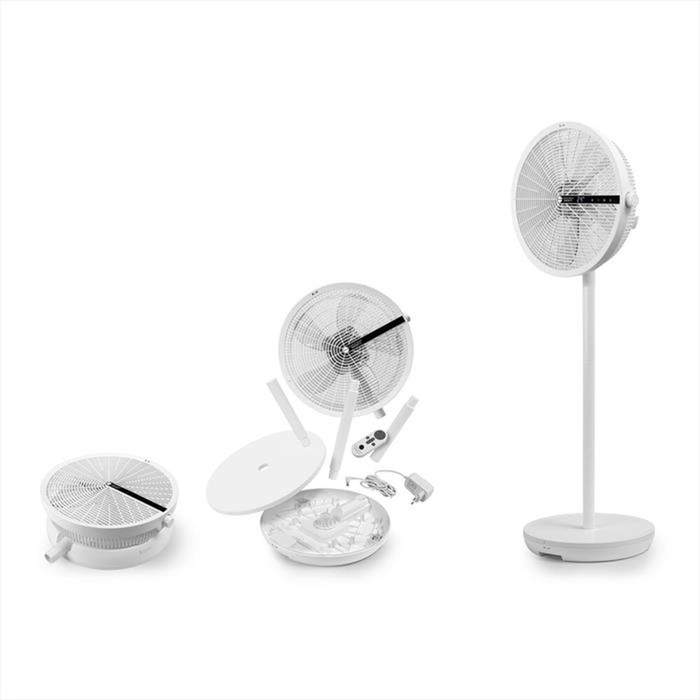 "MACOM - Ventilatore a piantana SMONTY-bianco"