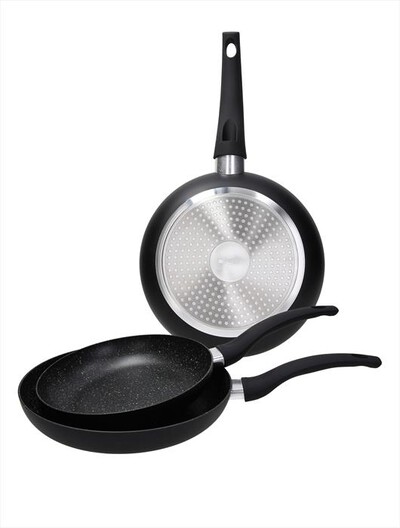 TOGNANA - Set 3 padelle 20+24+28 cm ROCK IN BLACK