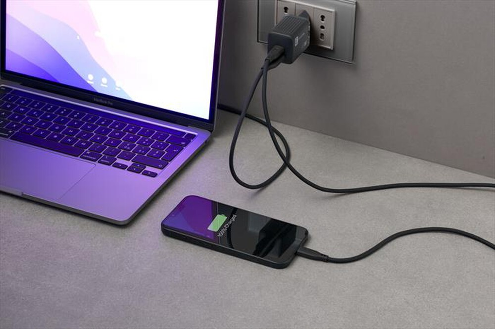 Immagine del prodotto CELLULARLINE - Carica batterie ACHUSBGAN2PD45WK-Nero