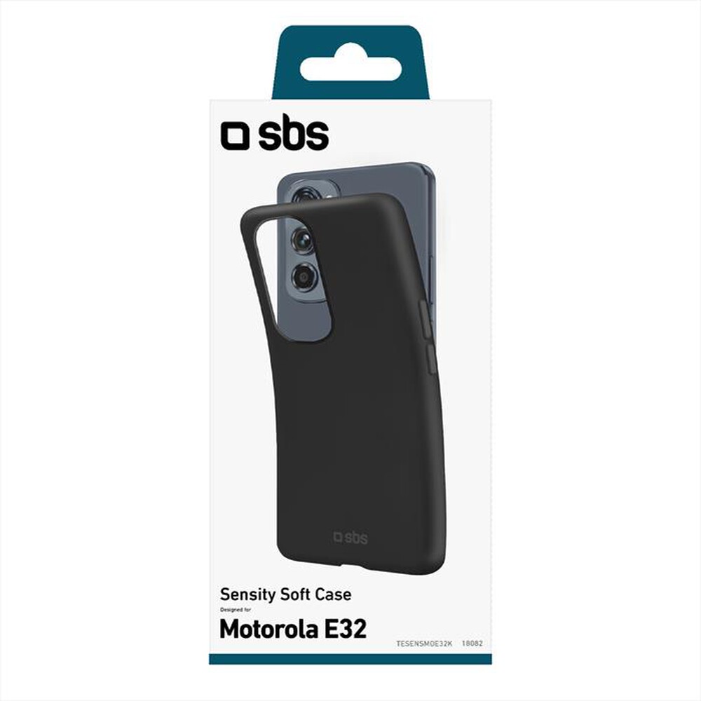 "SBS - Cover Sensity TESENSMOE32K per Motorola E32-Nero"