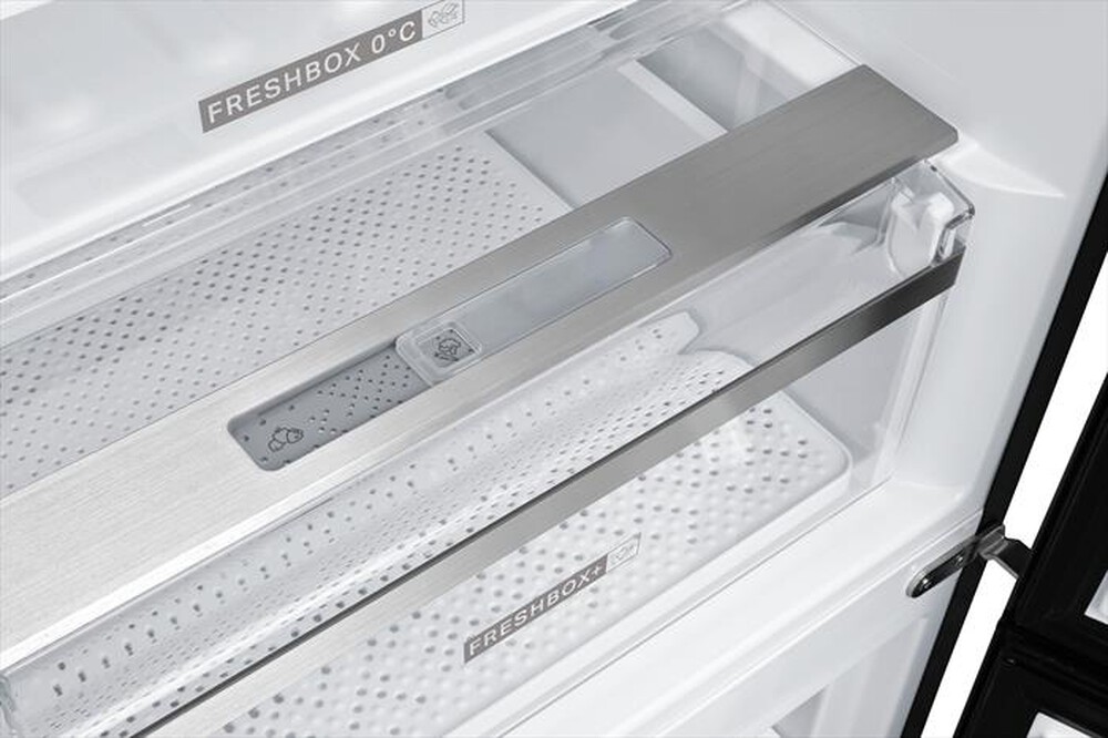 "WHIRLPOOL - Frigorifero combinato W9 931D KS H Classe D 388lt-Nero"