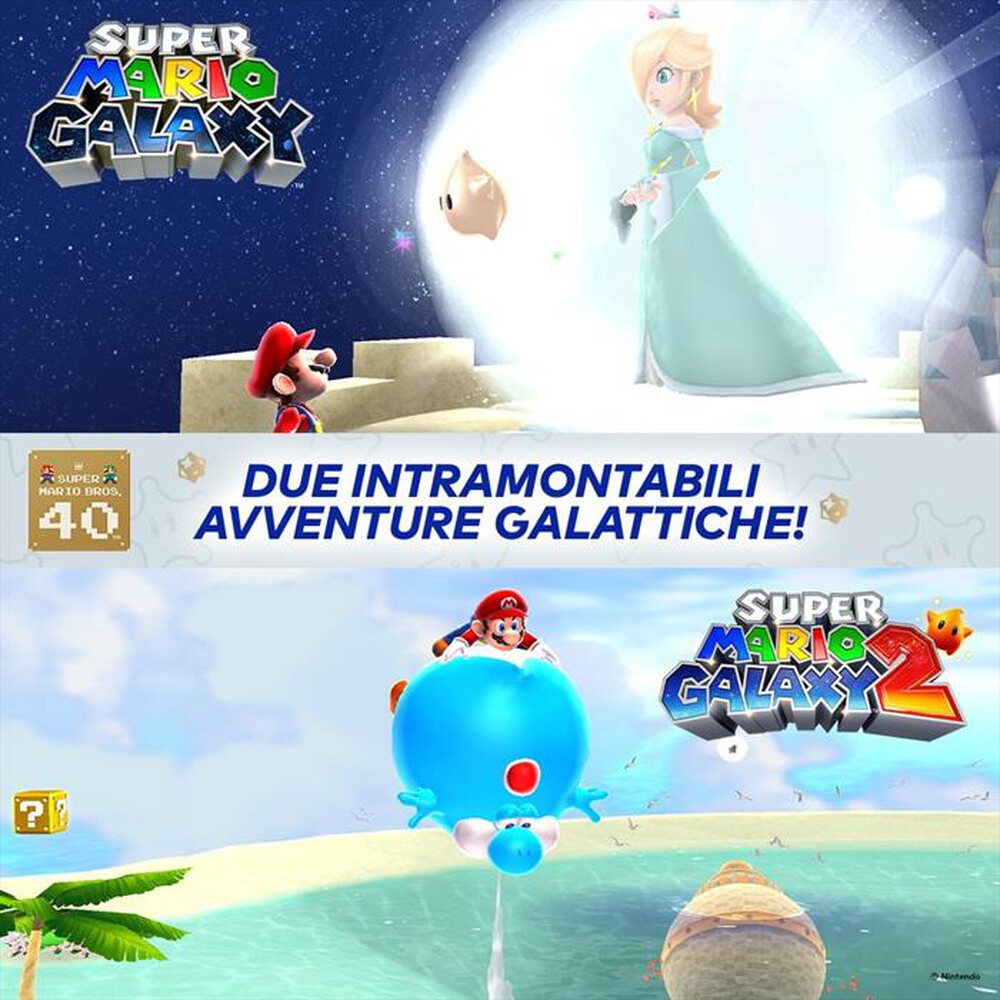 Immagine del prodotto NINTENDO - SUPER MARIO GALAXY + SUPER MARIO GALAXY 2