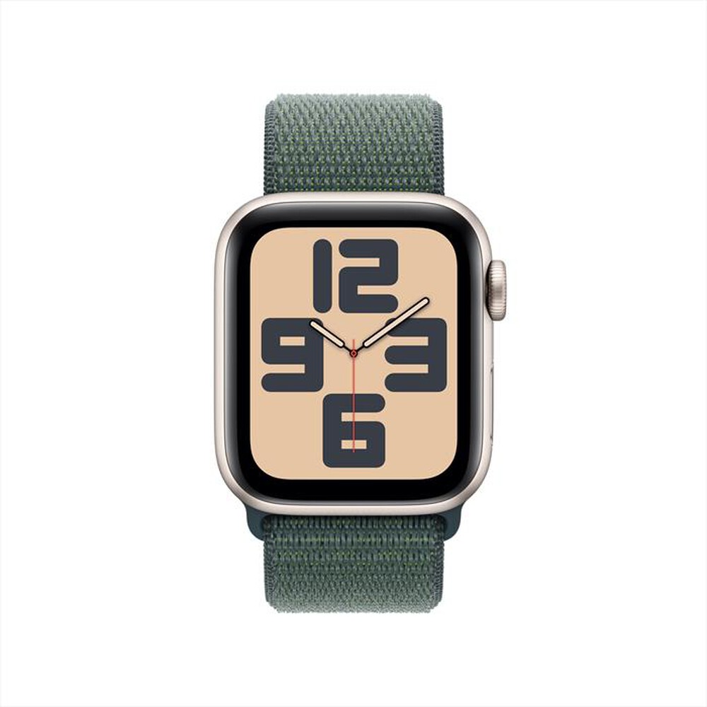 "APPLE - Watch SE GPS 40mm Cassa Alluminio-Galassia - Sport Loop Verde"