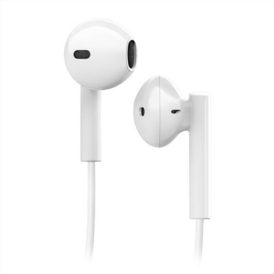 SBS - Auricolare con filo TEEARLIGHAPW-Bianco