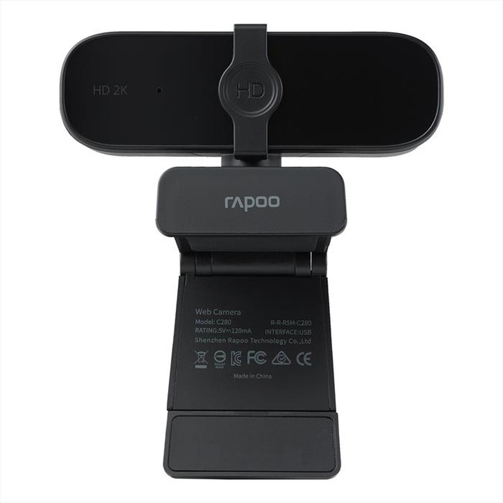 Immagine del prodotto RAPOO - Webcam XW2K-Black - Nero