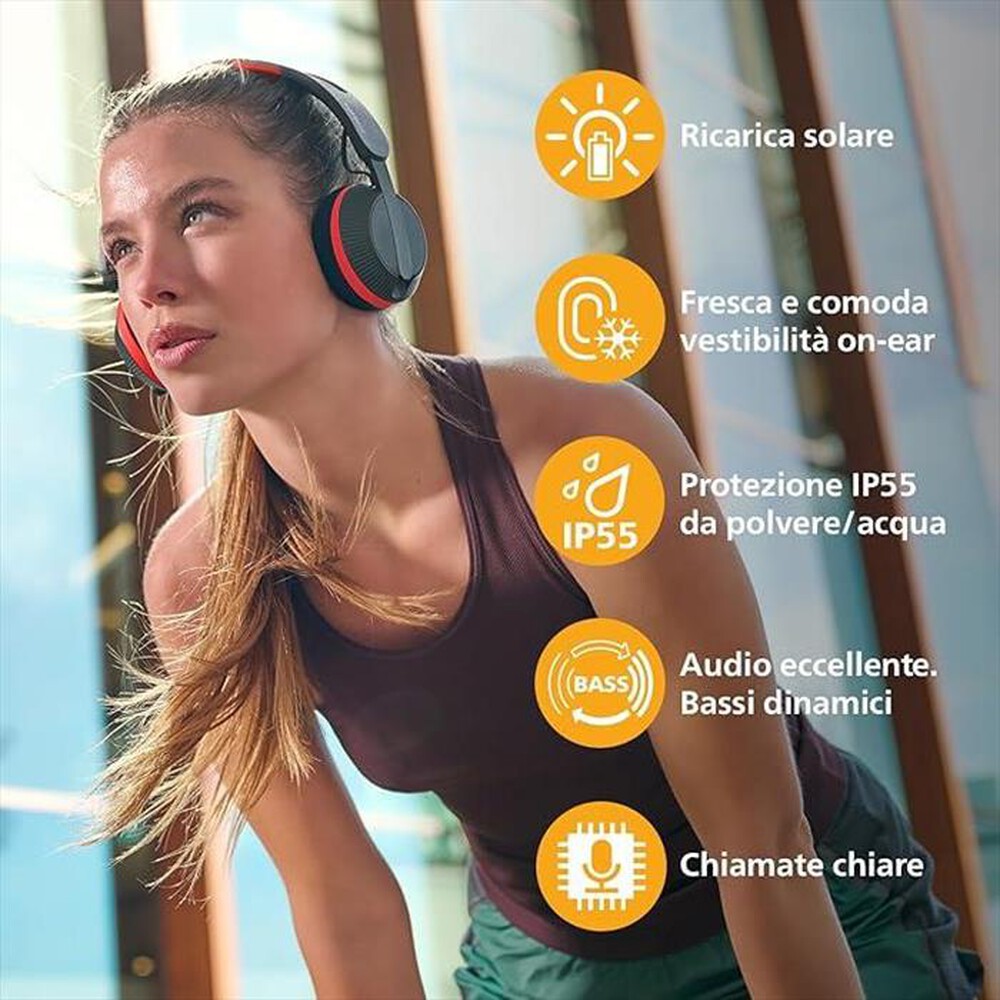 Immagine del prodotto PHILIPS - Cuffie a padiglione chiuso TAA6219BK/00-Black