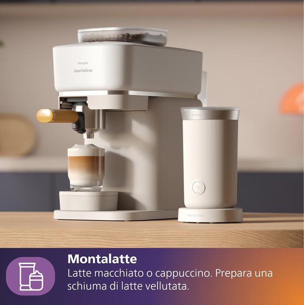 Immagine del prodotto PHILIPS - BARISTINA MONTALATTE BAR311/00-Bianco