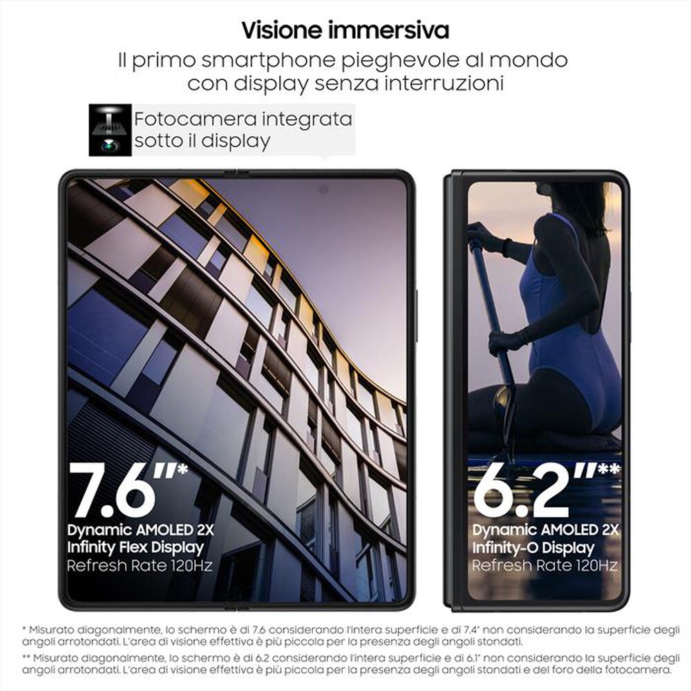 Immagine del prodotto SAMSUNG - GALAXY Z FOLD3 5G 256 GB-Phantom Black