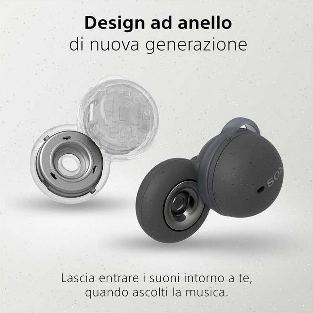 "SONY - Auricolari Bluetooth WFL900H.CE7-Grigio Antracite"