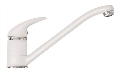 GLEM GAS - MIXNWH3 Miscelatore bianco canna fusa-BIANCO