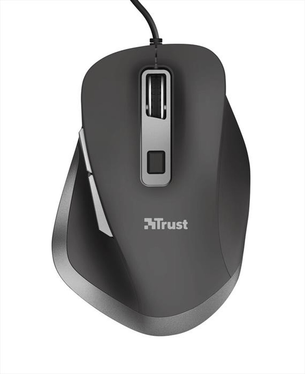 "TRUST - FYDA WIRED MOUSE-Black/Grey"
