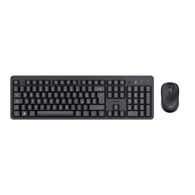 TRUST - ODY II WL KEYBOARD & MOUSE IT-Black
