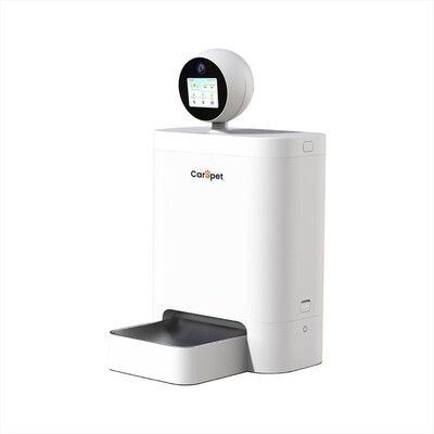 CAREPET - DISTRIBUTORE CIBO AI PET FEEDER (PTC01)-bianco