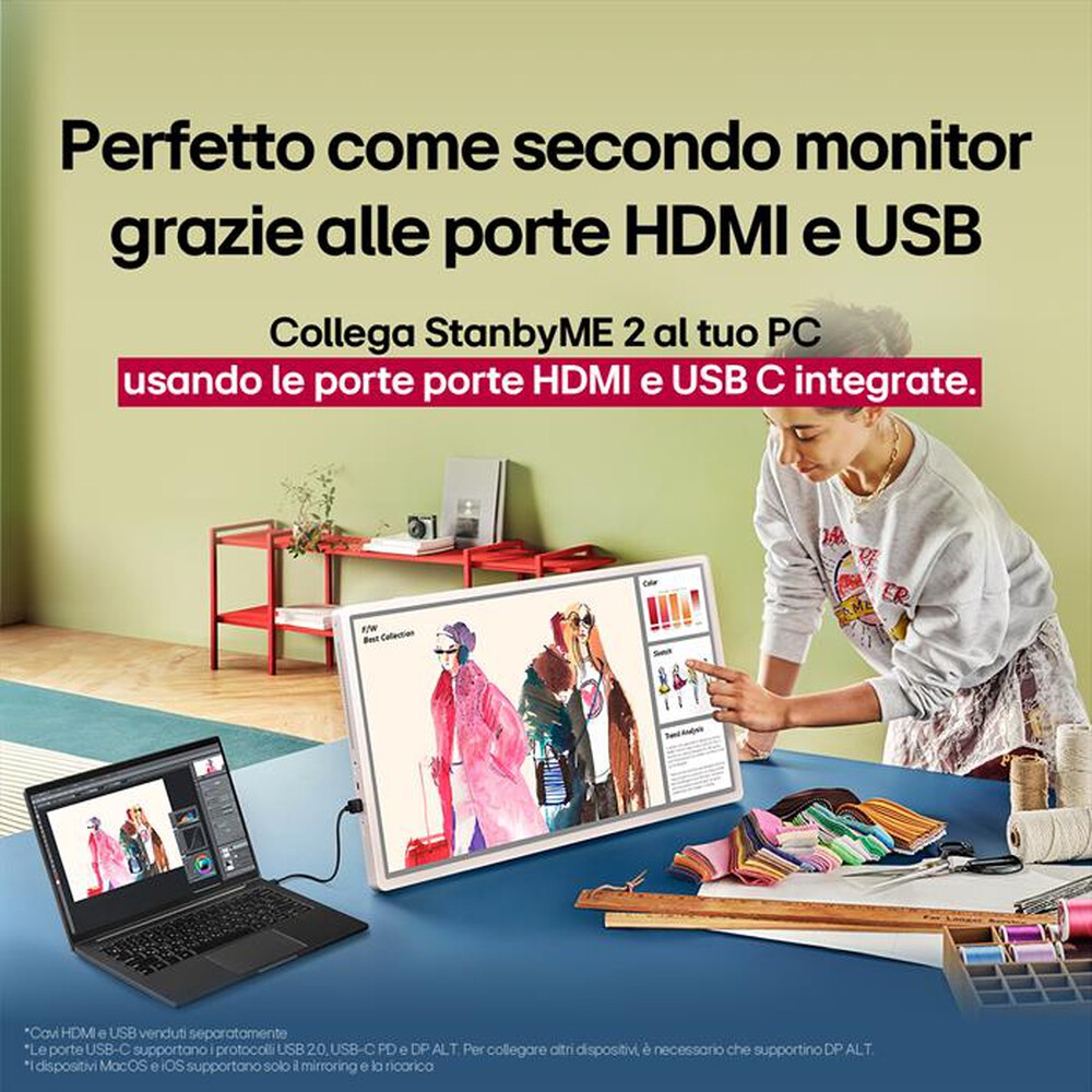 Immagine del prodotto LG - STANBYME 2 27LX6TDGA-Beige