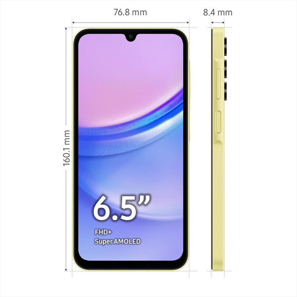 Immagine del prodotto SAMSUNG - Smartphone Galaxy A15 128GB-Yellow