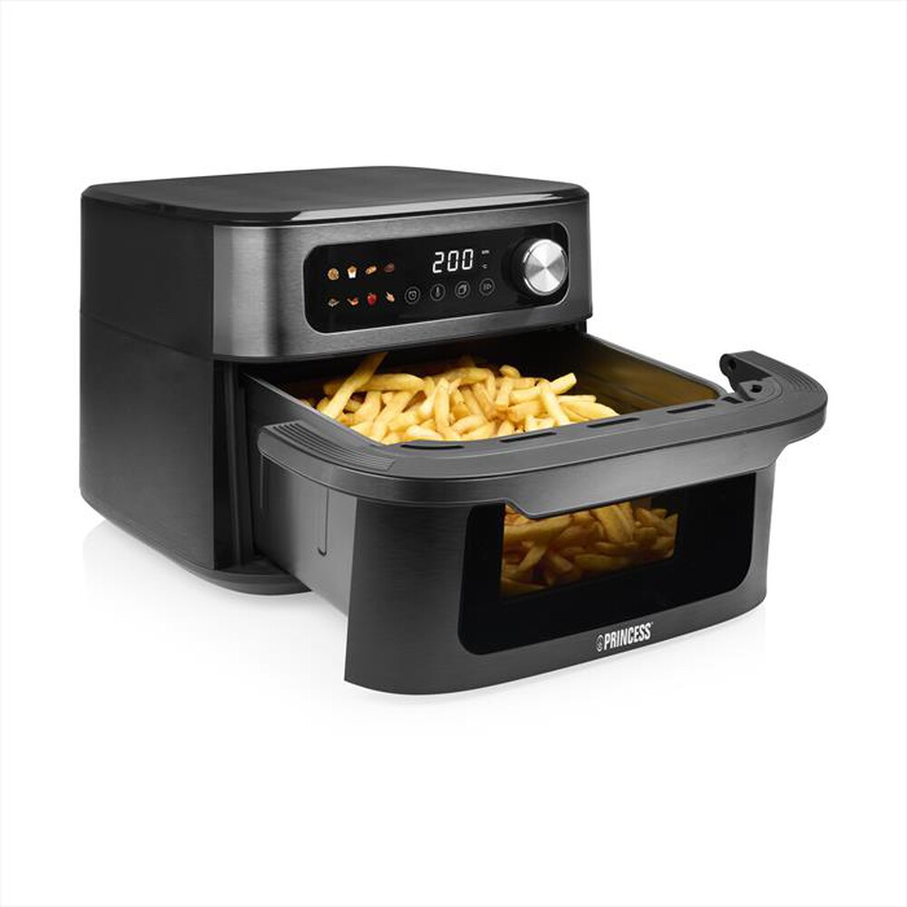 Immagine del prodotto PRINCESS - Aerofryer MaxiCrisp 10L 182480-Nero acciaio / Plastica Metall