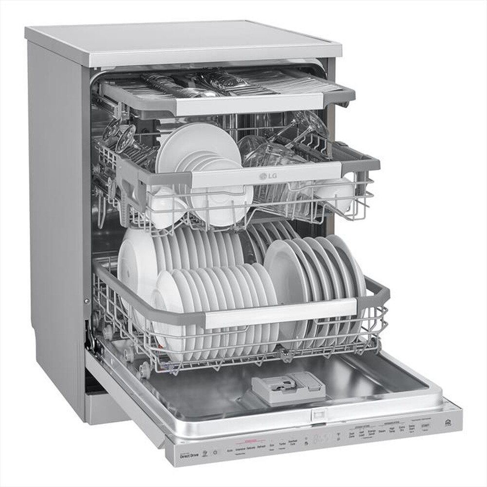 "LG - Lavastoviglie DF425HSS Classe D 14 coperti-Noble Steel"