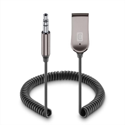 CELLULARLINE - CAVO RICEVITORE BLUETOOTH CONNETTORE JACK 3.5-Nero