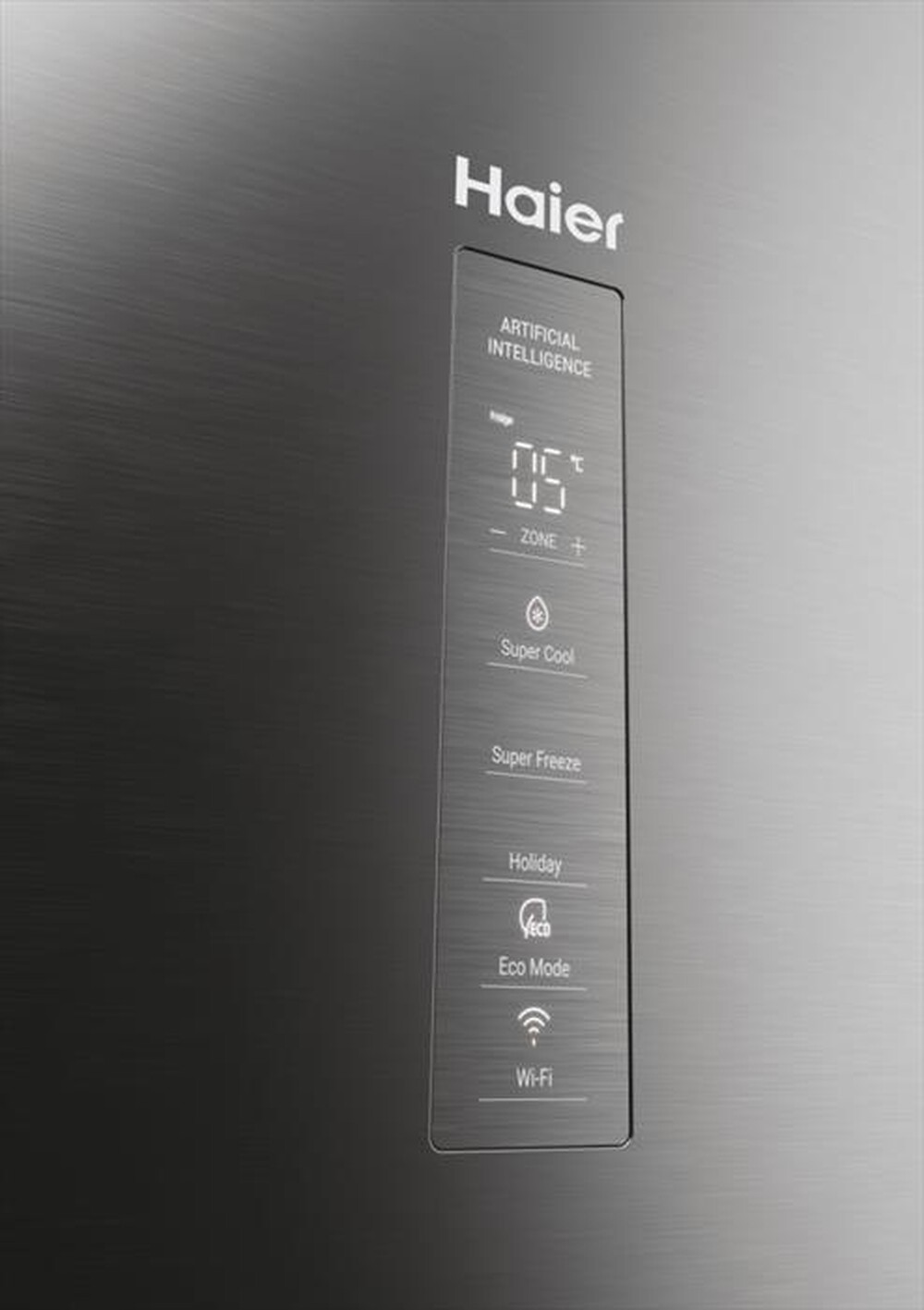 "HAIER - Frigorifero combinato HDPW5620CNPK Classe C 406 lt-Argento"