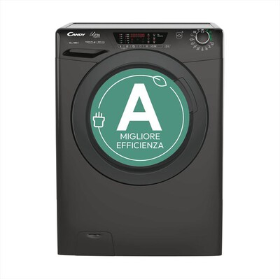 CANDY - Lavatrice HES14124TWMBB5-S 12 Kg Classe A-Black