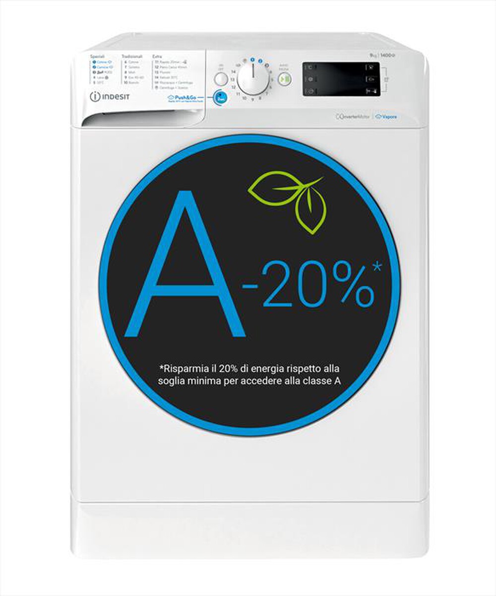 Immagine del prodotto INDESIT - Lavatrice BWE 91498X WKV IT 9 Kg Classe A