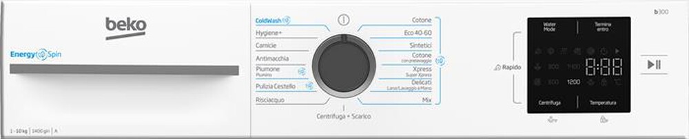 "BEKO - Lavatrice BMWU31041A 10 Kg Classe A-White"