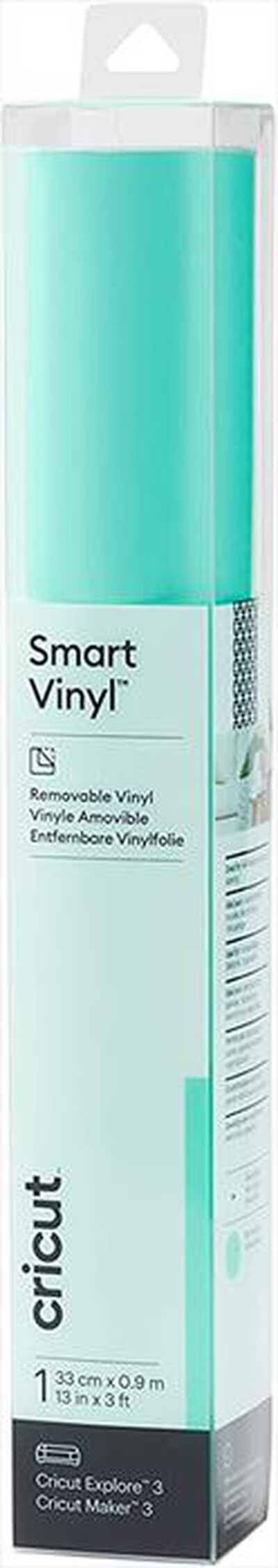CRICUT - SMART VINILE REMOVIBILE - 1 FOGLIO-Mint,  CRICUT - SMART VINILE REMOVIBILE - 1 FOGLIO-Mint