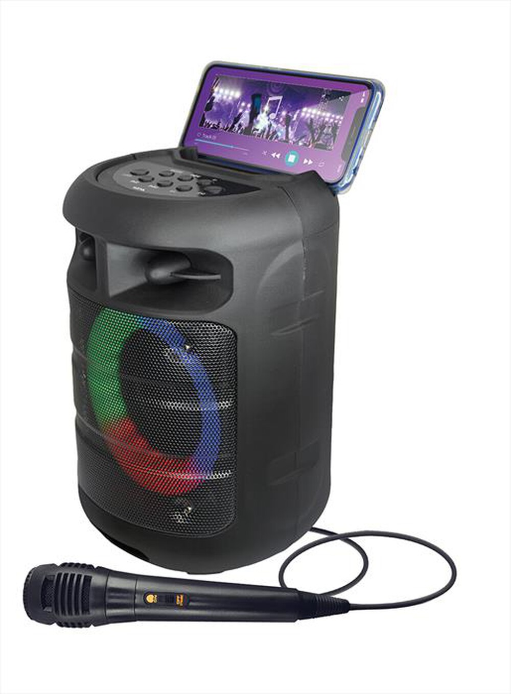 Immagine del prodotto KARMA - Diffusore ricaricabile con microfono VORTEX 4-Nero