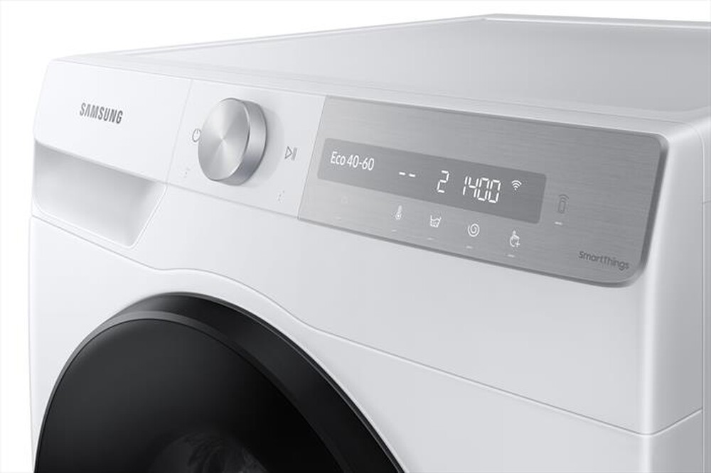 "SAMSUNG - Lavasciuga WD90T734ABH/S3 9/6 Kg Classe E-BIANCO CON OBLO' Shiny Black"