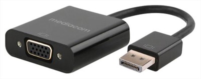 MEDIACOM - Adattatore Display Port a VGA MD-M300-Black