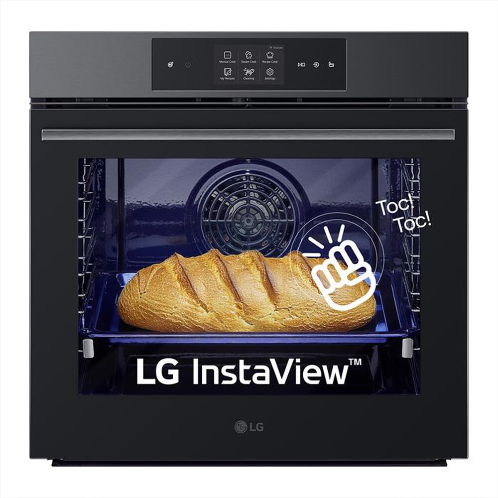 "LG - Forno incasso elettrico INSTAVIEW WSED7665B A++-Black Steel"