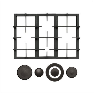 GLEM GAS - 9N68GH Griglie in ghisa-Nero