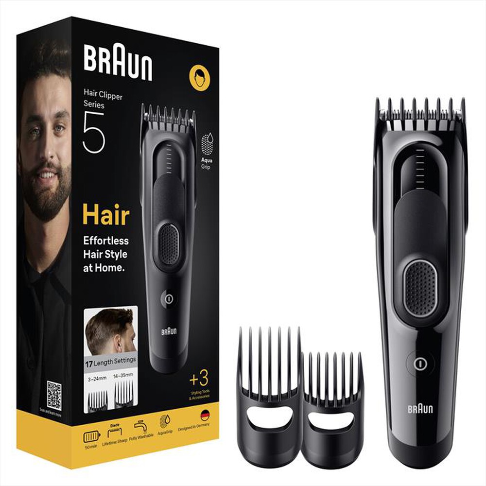 "BRAUN - Tagliacapelli HC 5530-NERO"