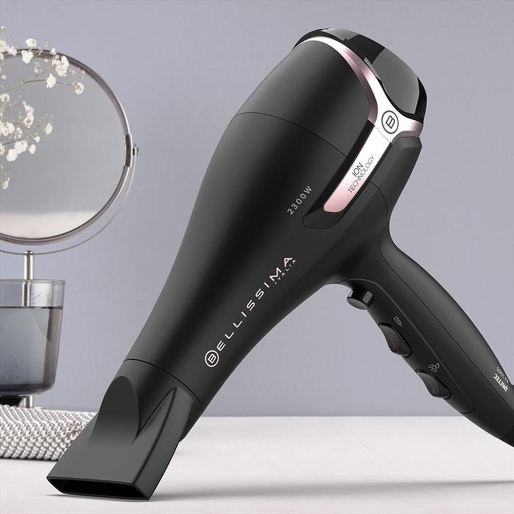 "BELLISSIMA IMETEC - Asciugacapelli K9 2500-nero/pink"