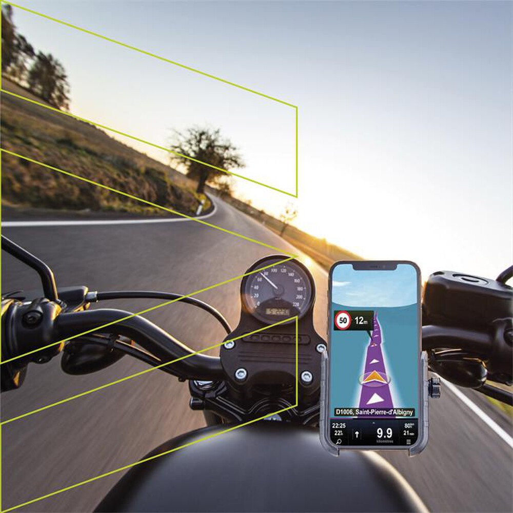 Immagine del prodotto CELLULARLINE - Supporto Smartpone da manubrio NEWMHOLDERALUMINK