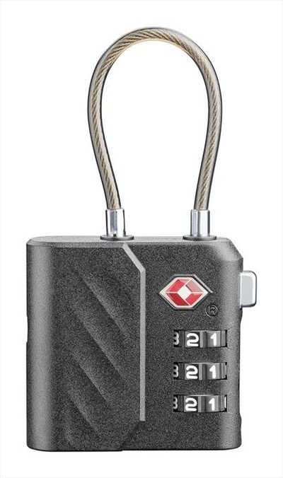 CELLULARLINE - Lucchetto trova oggetti TRACY LOCK DESIGNED x IOS-Nero