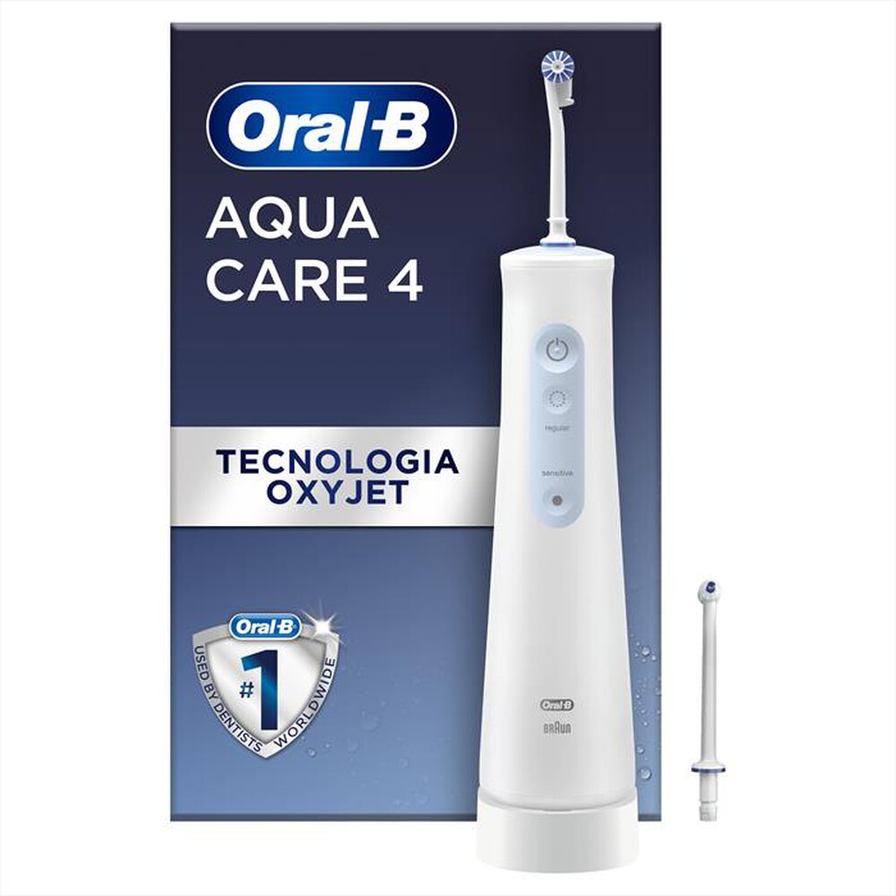"ORAL-B - Idropulsore Portatile Aquacare 4-BIANCO/BLU"
