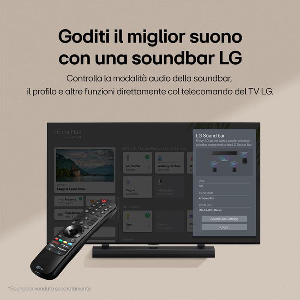 Immagine del prodotto LG - Smart TV QNED Serie 80 UHD 4K 75" 75QNED80T6A-Blu