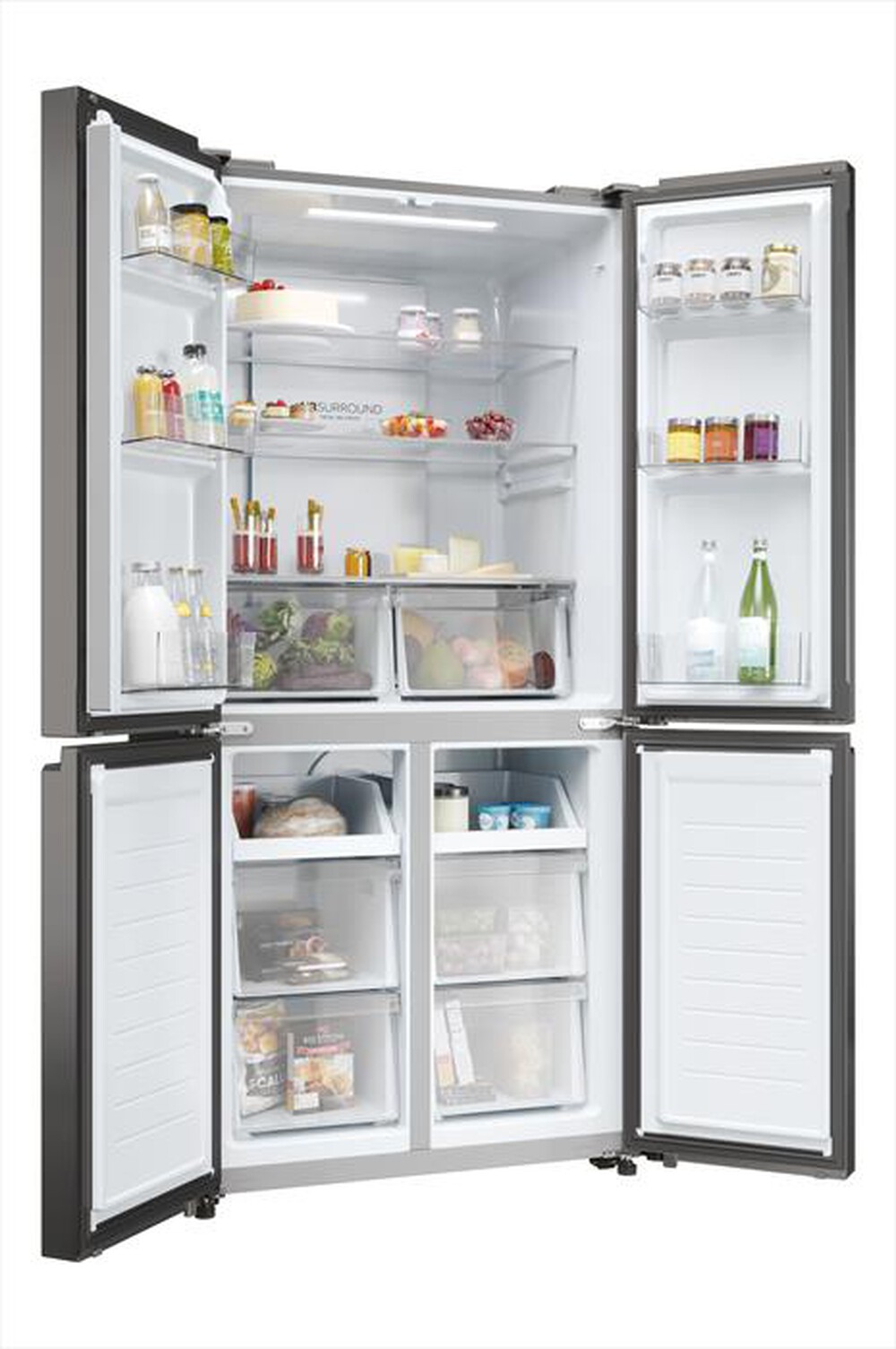 Immagine del prodotto HAIER - Frigorifero multidoor HCR3818ENMD Classe E 467 lt-Grigio